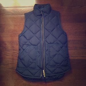 Navy JCrew excursion vest